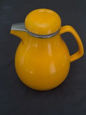Yellow Insulated Thermal Carafe - Home Kitchen Vintage